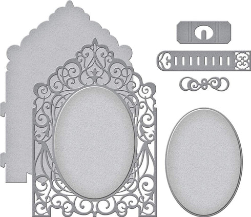 SPELLBINDERS PAPERCRAFTS, INC SHAPEABILITIES Dies CRST, Grand Crested Tower