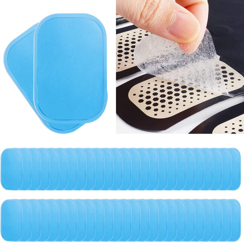UYGHHK 50 Pcs/25 Pack Gel Pads for Abs Stimulator Ab Trainer Replacement Gel Sheet for EMS AB Stimulator Gel Pad for All Abdominal Belts Muscle Stimulator Ab Toner