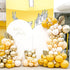 Blush Yellow Balloon Garland Kit Ivory Lemon Yellow Pastel Latex Gold Balloon Party For Baby Shower Gruaduation Wendding Decoration