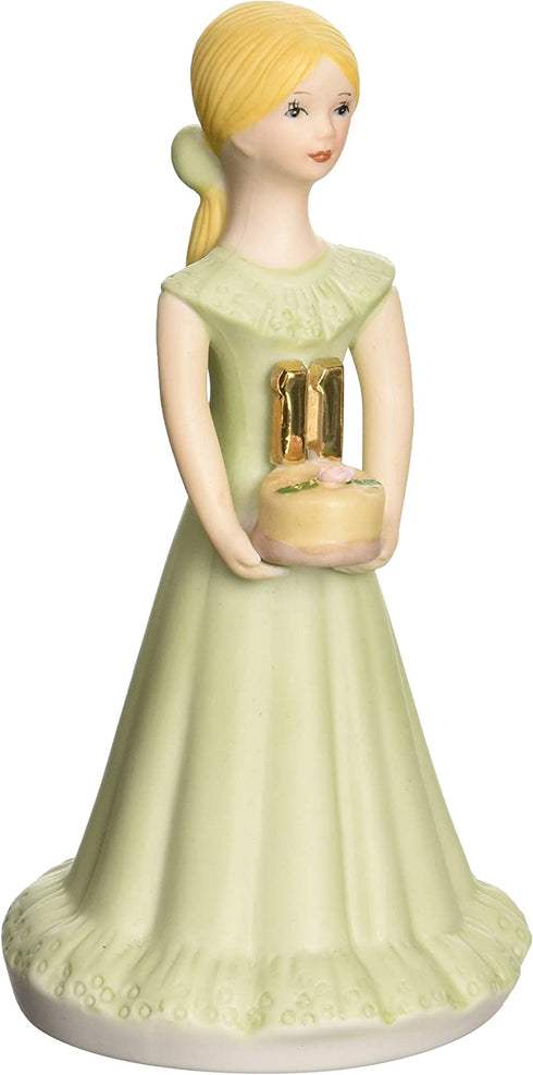 Growing up Girls from Enesco Blonde Age 11 Figurine 5.5 in