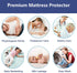 OBOEY Waterproof Mattress Pad Protector Queen Size Cover, Ultra Soft Breathable Bed Mattress Cover Deep Pocket Noiseless Cotton Terry Surface Mattress Cover Breathable