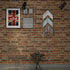 Rustic Arrow Wall Decor-Wooden Chevron Sign Room Decor-Home Decorative Farmhouse Wall Art -Set of 3 Arrows Bedroom Decor