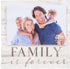 P. Graham Dunn Family is Forever Natural 7 x 7 Wood Box Wall Photo Frame Plaque