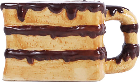 Funny Ceramic Coffee Mug 12oz - Slice of Cake