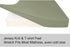 N&Y HOME Queen Size Fitted Sheet Only - 4-Way Stretch Jersey Knit, T-Shirt Feeling & Ultra Soft, Wrinkle Free, Non-Slip & Snug Fit for Mattress (Deep: 5"-16") - Sage Green, Queen