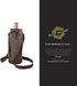 LEGACY - a Picnic Time Brand Waxed Canvas Wine Tote, one size, Khaki green