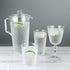 PG Drinkware Collection-Premium Quality Super Clear Acrylic 14oz Plastic Water Tumblers - Set 4