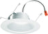 Lithonia Lighting 5/6 Inch White Retrofit LED Recessed Downlight, 12W Dimmable with 3000K Bright White, 835 Lumens