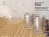 Nomad Treasure's Glass Coffee Set, (6 PACK) 6 Ounces made by hand. Hot/Cold Beverages, Thermal Shock Resistant, Cup for Cappuccino, Latte, Espresso, Wine and Juice, Moroccan tea glasses - Silver