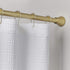 SnugSet | Ultra Strong Secure Hold Tension | No Rust | 43-72" | Adjustable | Gold Shower Curtain Rod