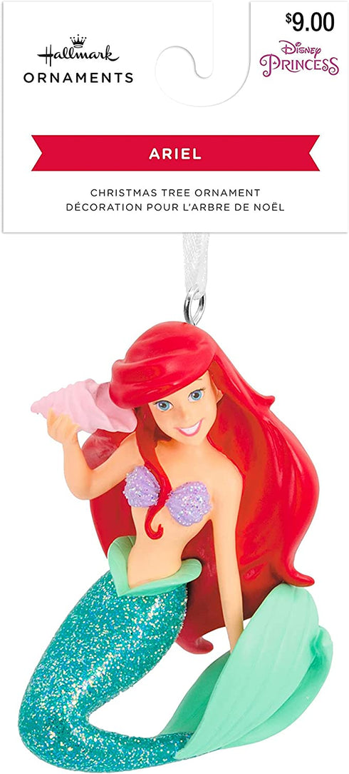 Hallmark Christmas Ornaments, Disney The Little Mermaid Ariel With Seashell Ornament
