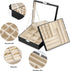Oyydecor Two-Layer Pu Leather Jewelry Box Organizer Display Storage case Necklace Ring Earring Storage Lockable Gift Case Gifts for Women