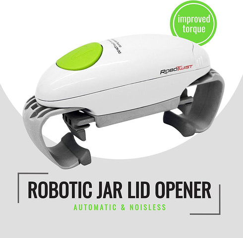 Robotwist Deluxe 7321 Automatic Jar Opener As Seen, Higher Torque for Improved Jar Opening Performance On TV