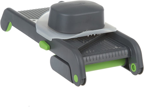 Prepworks by Progressive Compact Mandoline, Features Slice, Julienne and Spiral Cuts and 3 Thicknesses Thin, Medium and Thick, Noodle, Ribbon, Food Slicer, Vegetable Slice