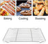 Baking Cooling Racks Pack of 4 -16.6''x11.6'', P&P CHEF Stainless Steel Wire Cooking Rack for Oven Use Cooling Drying Roasting, Non-toxic & Easy Clean, Fits Half Sheet Pan