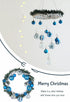 Poshlr Christmas Ball Decorations Set of 145 Pcs, with Round Ornaments, Tree Topper, Clear Balls and More, Best Gifts Ideas for Family and Friends (Blue)
