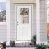 Welcome Sign Welcome Front Door Round Wood Sign Hanging Front Door Porch Decor Welcome Sign Front Farmhouse Porch Spring Welcome Sign (Carvedboard Welcome)