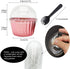 Cupcake Liners with Dome Lids 100Pack,Free-Air 3.5Oz Mini Foil Baking Cups Muffin Liners,Disposable Muffin Tin Cupcake Cups for Individual Bakery Wedding Birthday Party, with Spoons-Rose gold