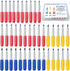 40 Pcs Replacement Blades for Cricut Explore Air2/Air 3 /Maker Cutting Machines - Including 10PCS Fine-Point Blades, 20PCS Standard Blaeds and 10PCS Deep Cutting Blades for Replacement Cricut Blades