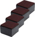 Ezprotekt Bed and Furniture Square Risers, 4 Pack Elevator up to 2? Per Riser and Lifts up to 5,000 LBs - Protect Floors Wont Scratch Wood and Carpet Surface Anti Slip Bottom (Square,2 Inch Black)