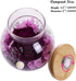 Preserved Real Rose Eternal Rose Flowers Purple with Led Mood Light, Forever Romantic Gift for Valentine's Day, Anniversary, Christmas, Mother's Day and Birthday