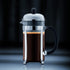 BODUM 1928-57, Matte Chrome Chambord 8-Cup Coffee Maker, 34-Ounce, 34 Oz