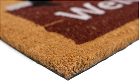 Calloway Mills 121271729 Lazy Bear Welcome Doormat, 17" x 29", Multicolor