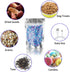 100 PCS Resealable Mylar Bags Stand Up Foil Bags (5.9 x 8.7Inches)