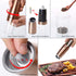 Gravity Electric Pepper Grinder or Salt Grinder Mill?White Light?- Battery Operated Automatic Pepper Mill with Light, Adjustable Coarseness, One Handed Operation, Cleaning Brush, Copper by AmuseWit