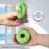 SRENTA 3" Rainbow Novelty Squishy Donut Stress Balls, Squeeze Stress Relief Donuts, Pack of 12