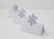 All About Details Snowflakes Place Cards (Silver) , 12 Count (Pack of 1)