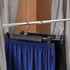 GUANJUNE 20 Pack Clothes Pants Hangers, Space-Saving Skirt Holders with 360 ° Swivel Hooks, Adjustable Clips, Trouser Hangers, Clothes Coat Garment Jeans Hangers