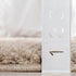 Well Woven Elle Basics | Emerson Shag Beige | Textured Mat Rug 2x4 (2'3" x 3'11")