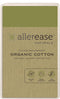 AllerEase Organic Cotton Pillow Protectors, 1 Pack, Beige/Cream White