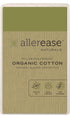 AllerEase Organic Cotton Pillow Protectors, 1 Pack, Beige/Cream White