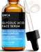 Glycolic Acid Face Serum 2oz - 15% Glycolic Acid Serum AHA Complex with Hyaluronic Acid Serum for Face - Anti Aging Serum with Lactic Acid - Skin Brightening Serum Face Serum for Glowing Skin