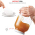 Paksh Novelty 1-Gallon Glass Jar Wide Mouth with Airtight Plastic Lid - USDA Approved BPA-Free Dishwasher Safe Large Mason Jar for Fermenting, Kombucha, Kefir, Storing and Canning Uses, Clear (2 Pack)