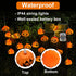GameXcel Halloween Pumpkin Lanterns String Lights, 16.4FT 30 LEDs Jack O Lantern Lights with Remote Control & Timer 8 Lighting Modes Battery-Powered for Halloween Decorations Indoor Outdoor Decor