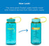 Nalgene Sustain Tritan BPA-Free Water Bottle Made with Material Derived From 50% Plastic Waste, 16 OZ, Wide Mouth