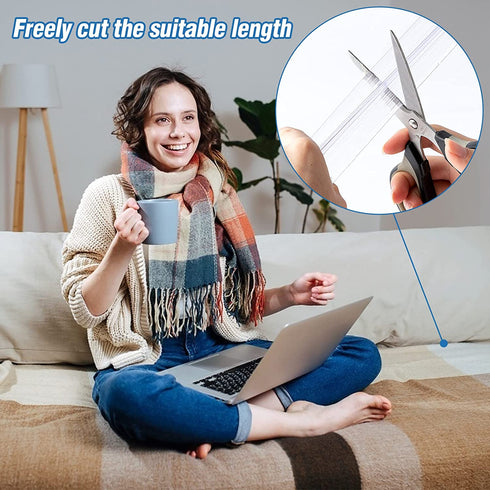 10 Pcs Slipcover Grips in Two Sizes, 5 Pcs 15.7? and 5 Pcs 7.9? Long, Durable Silicone Made, Anti-Slip Sofa Slipcover Tucks for Sofa, Armchair and Furniture's Cover Stay in Place, Great for Pet Owners
