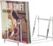 FEMELI Vinyl Record Storage Holder for 12 10 LP Album, Acrylic Record Display Stand for 24 Double LP Or 40-48 Single and Gatefold Albums