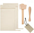 Pack of 2 Professional Lewis Bags and 1 Piece Ice Mallet,1pc Muddler Bar Tool Set Reusable Canvas Crushed Ice Bags for Home Party Bar Kitchen Dried Ice Crushing