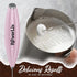 PowerLix Milk Frother Handheld Battery Operated Electric Whisk Foam Maker For Coffee, Latte, Cappuccino, Hot Chocolate, Durable Mini Drink Mixer With Stainless Steel Stand Included (Light Pink)