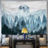 Misty Forest Tapestry Foggy Mountain Tapestry Magical Tree Tapestry Nature Tapestry Woodland Tapestry€¦