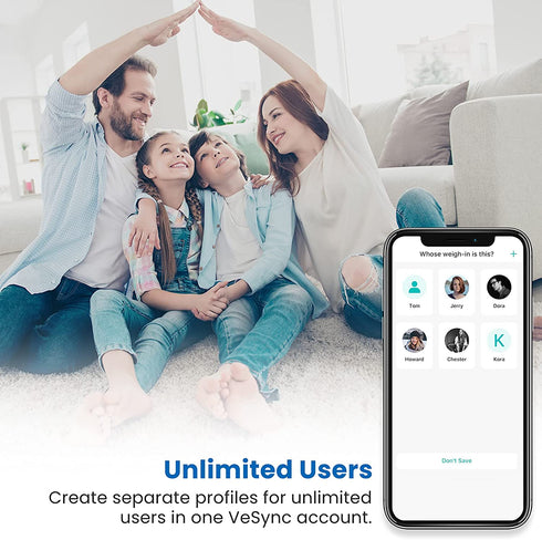 Etekcity Bathroom Scale for Body Weight BMI Scale, Upgraded Bluetooth Digital Scale, Large Blue LCD Backlight Display, High Precision Measurements, 400 Pounds