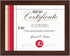 Frametory, 8.5 X 11 Certificate Frame with Back Hangers for Wall Display, Easel Stand Picture Frame for Diploma, Documents, Awards, Wide Molding (Walnut, 2-Pack)