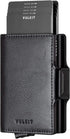 VULKIT Credit Card Holder RFID Blocking Leather Automatic Pop Up Wallet Slim Money Clip Wallet Double Card Case for Men and Women