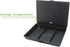 Mind Reader ZLAP-BLK Adjustable Lap Desk, Comfortable, Portable Laptop, Monitor Holder, Built-in Cushion for Comfort, 11.25 D x 15 W x 3.25 H, Black with Storage