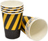 Construction Party Supplies Tableware Set 24 9" Paper Plates 24 7" Plate 24 9 Oz. Cup 50 Lunch Napkins for Builder Digger Truck Bulldozer Vehicle Construction Zone Site Baby Shower Birthday Decoration