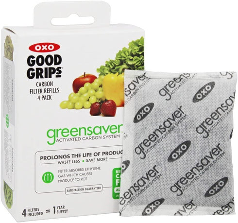 OXO Good Grips GreenSaver Carbon Filter Refills 4 Pack